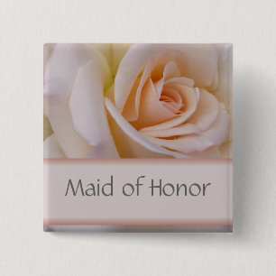 Peach Maid of Honour Wedding PIn
