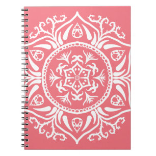 Peach Mandala Notebook