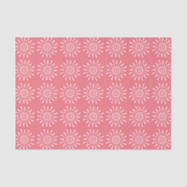 Peach Mandala Tissue Paper (Front)