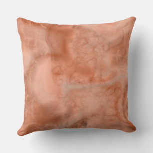 Peach Marble abstract Cushion