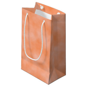 Peach Marbleised Small Gift Bag