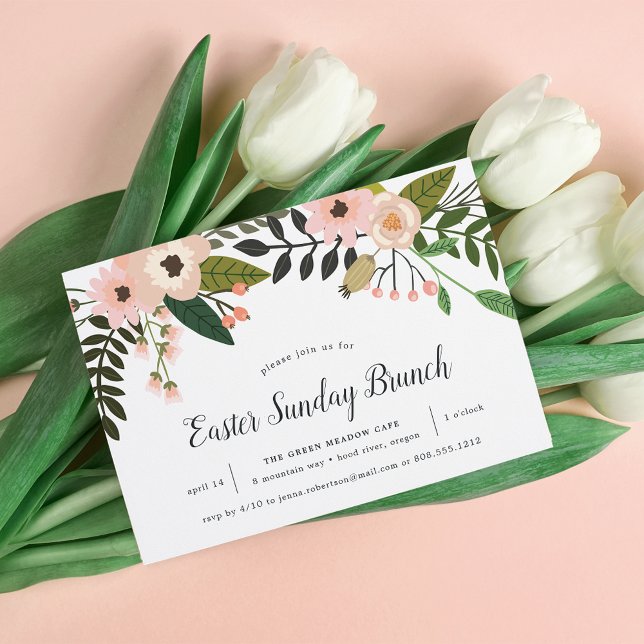 Peach Meadow | Easter Brunch Invitation (Creator Uploaded)