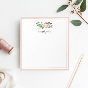 Peach Meadow   Personalised Notepad