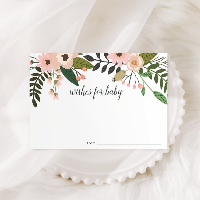 Peach Meadow | Wishes for Baby Card (Creator Uploaded)