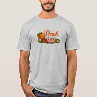 Peach Meets Bama T-Shirt | Southern Love Story Tee