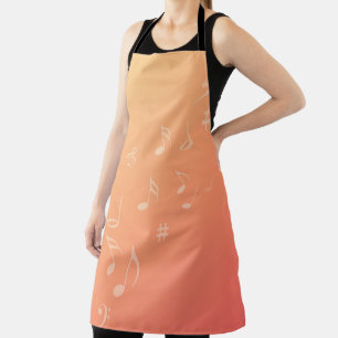 Peach Music Apron