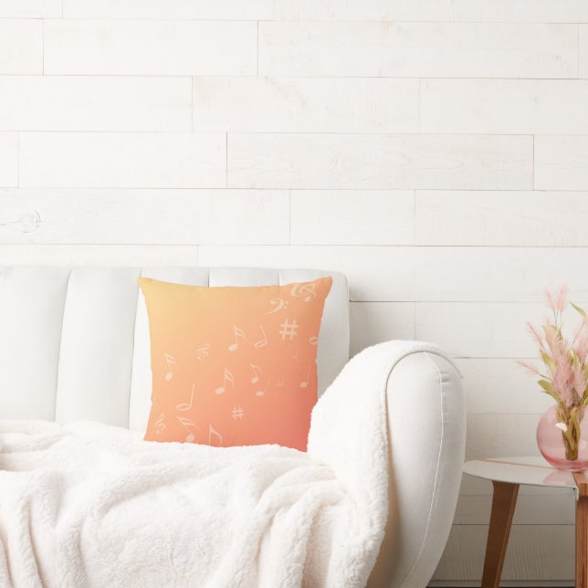 Peach Music Cushion (Couch)