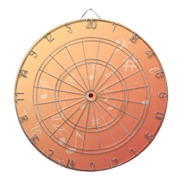 Peach Music Dartboard (Front)