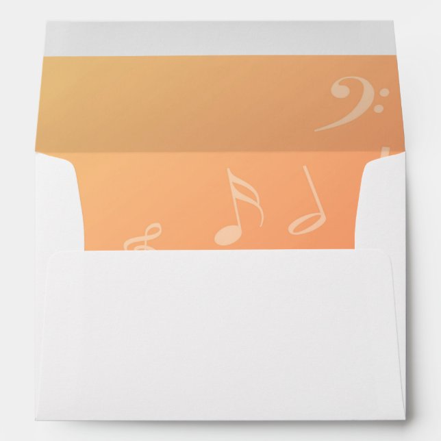 Peach Music Envelope (Back (Bottom))