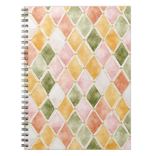 Peach Orange Green Yellow Blush Notebook