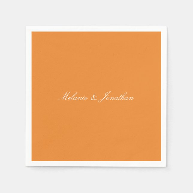 Peach Orange Napkin (Front)