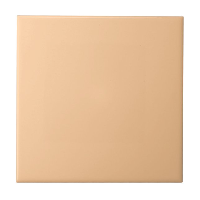 Peach Orange Stylish Colour Complementing Ceramic Tile (Front)