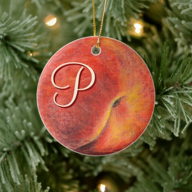 Peach Ornament (Tree)