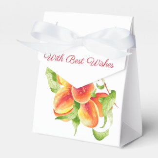 'Peach Paradise' on a Favour Box