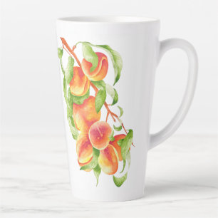 'Peach Paradise' on a Large Latte Mug