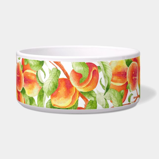 'Peach Paradise' on a Salad Bowl (Front)