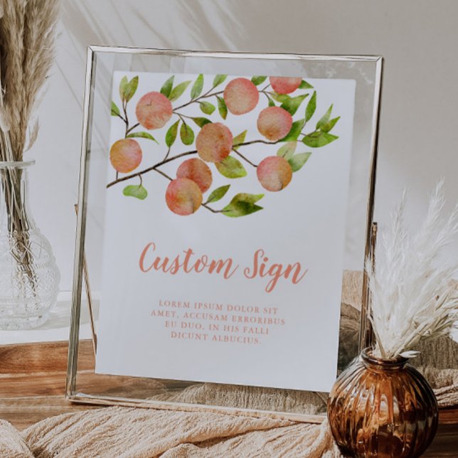 Peach Party Custom Sign (Creator Uploaded)