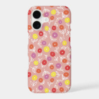 Peach Pastel Floral Ditsy iPhone Case