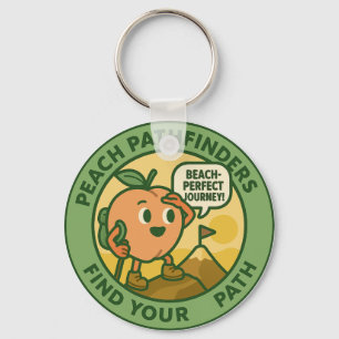 Peach Pathfinders Find Your Path Key Ring