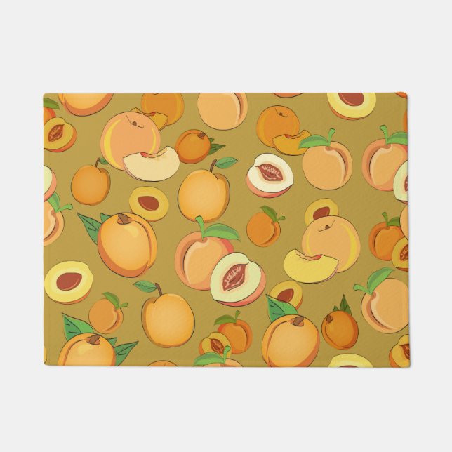 Peach Pattern 2 Doormat (Front)