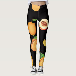 Peach Pattern 5 Leggings