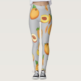 Peach Pattern 6 Leggings