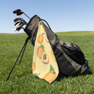 Peach Pattern 7 Golf Towel
