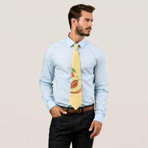 Peach Pattern 7 Tie