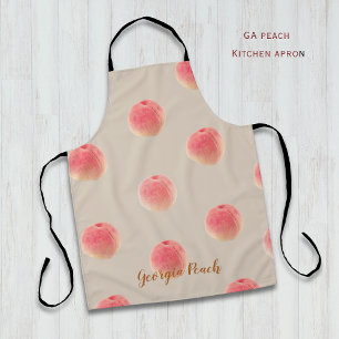 Peach Pattern Kitchen Apron – Peach State Style