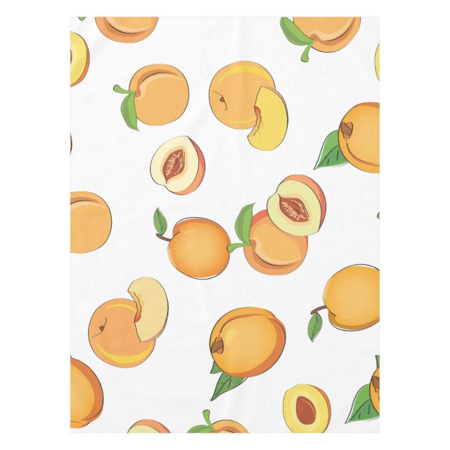 Peach Pattern Tablecloth (Front)