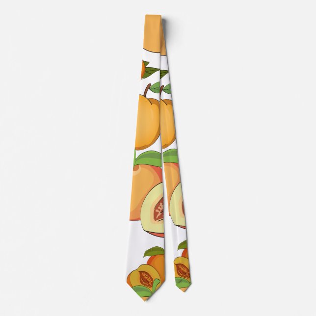 Peach Pattern Tie (Front)