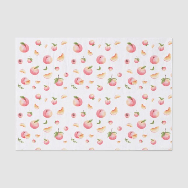 Peach Pattern Tissue Paper (Front)