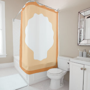 Peach Pearl Shower Curtain