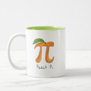 Peach Pi Cute Math Pi Day Coffee Mug