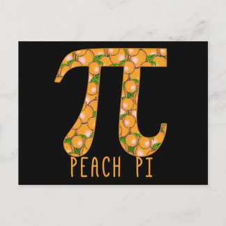 Peach Pi Postcard