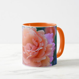 "PEACH & PINK ROSE" MUG