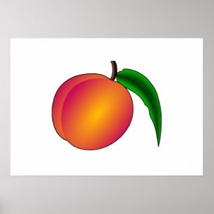 Peach Poster