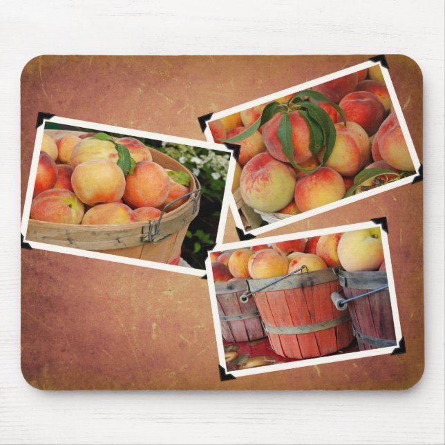 Peach Produce Mouse Pad (Front)