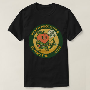 Peach Protector Defend The Core T-Shirt