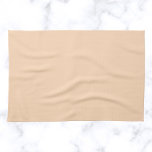 Peach Puff Solid Colour Tea Towel<br><div class="desc">Peach Puff Solid Colour</div>