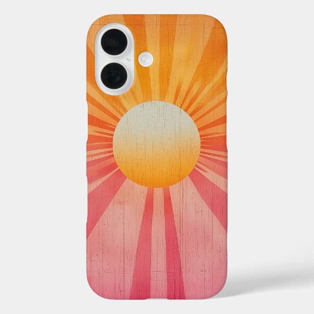 Peach Radiance Phone Case (Back)