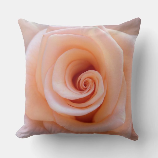 Peach Rose Cushion (Front)