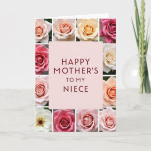 Peach Rose Mothers Wish Card