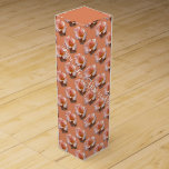 Peach Rose Wine Box Personalised Wild Rose Box<br><div class="desc">Peach Rose Wine Box Personalised Wild Rose Boxes Rose Gift Boxes Jewellery Boxes Keepsakes Classic Rosebud Boxes Your Name Here Valentine's Gift Wine Boxes Customisable Rose Mementos for Men, Women, Boys, Girls Day Wildrose Boxes Click "Customise" to Add More Text Choose Fonts and Custom Colours Personalised Peach Wild Rose Wedding...</div>