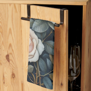 Peach Roses                                   Tea Towel