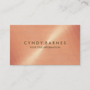 Peach Sheen Business Card