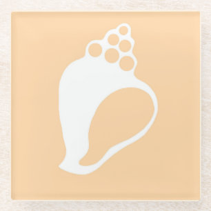 Peach Shell Coaster