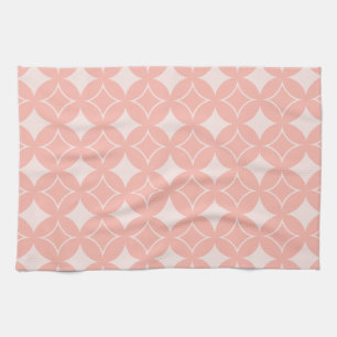 Peach shippo tea towel