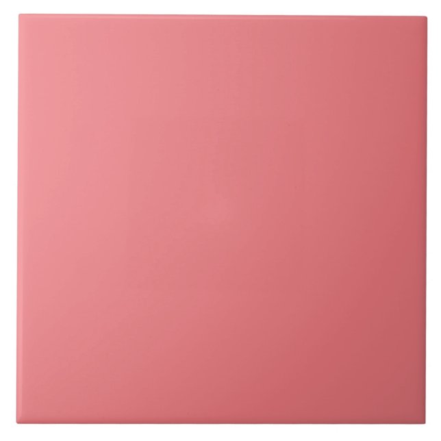 Peach Solid Colour Ceramic Tile (Front)