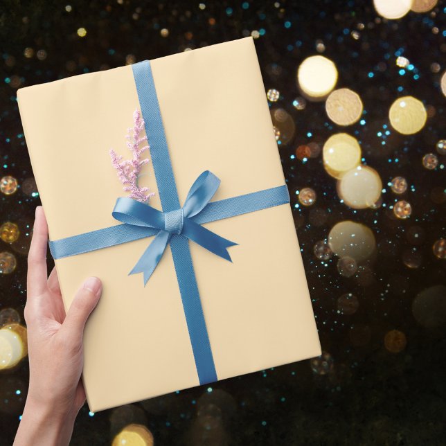 Peach Solid Colour Wrapping Paper (Creator Uploaded)